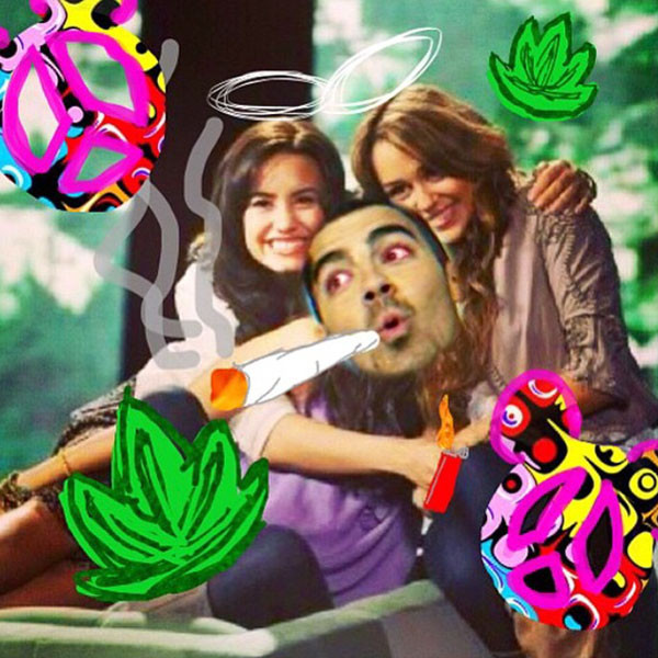 Demi Lovato, Miley Cyrus, Joe Jonas, Instagram Demi Lovato, Miley Cyrus, Joe Jonas, Instagram